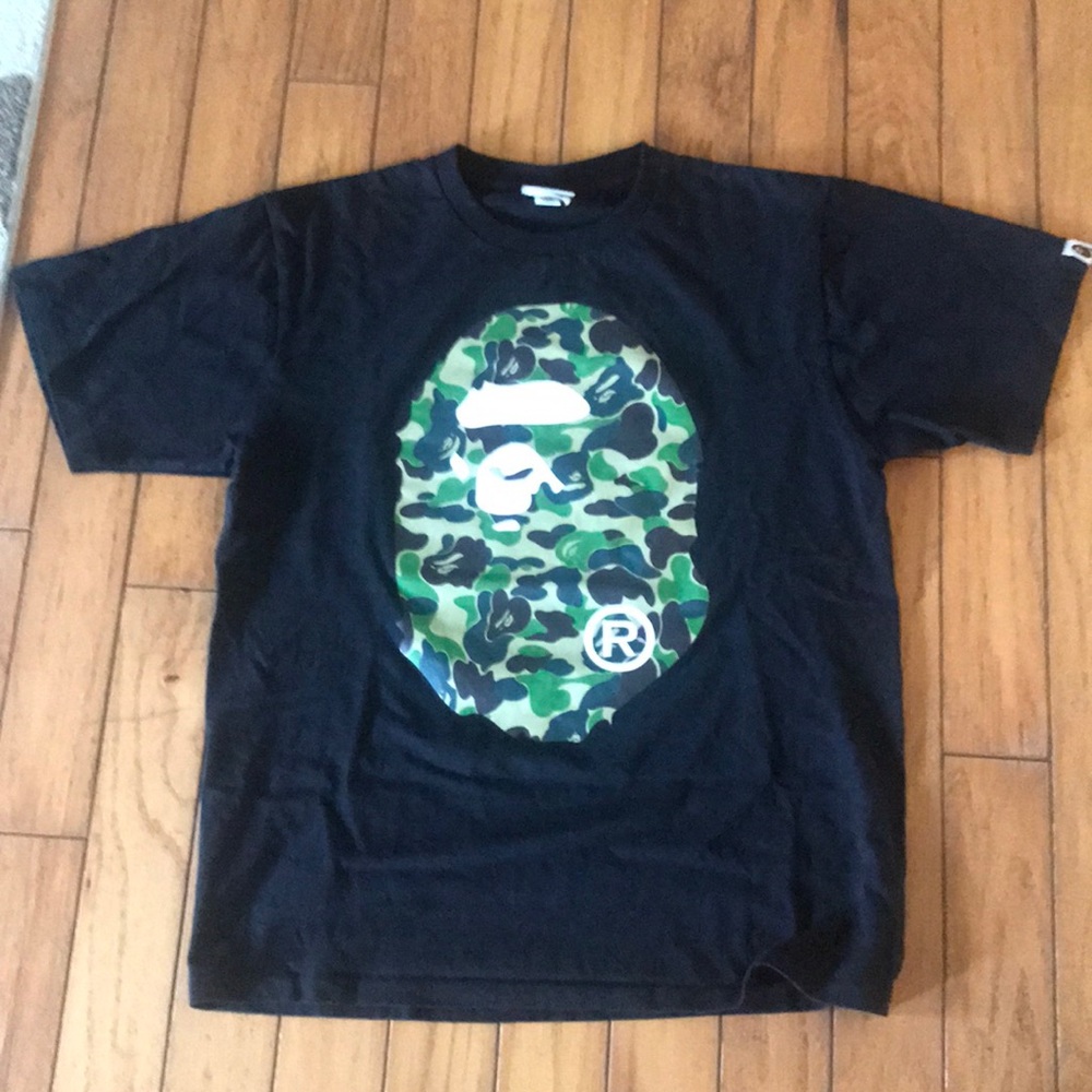 Bape Ape Head camo tee